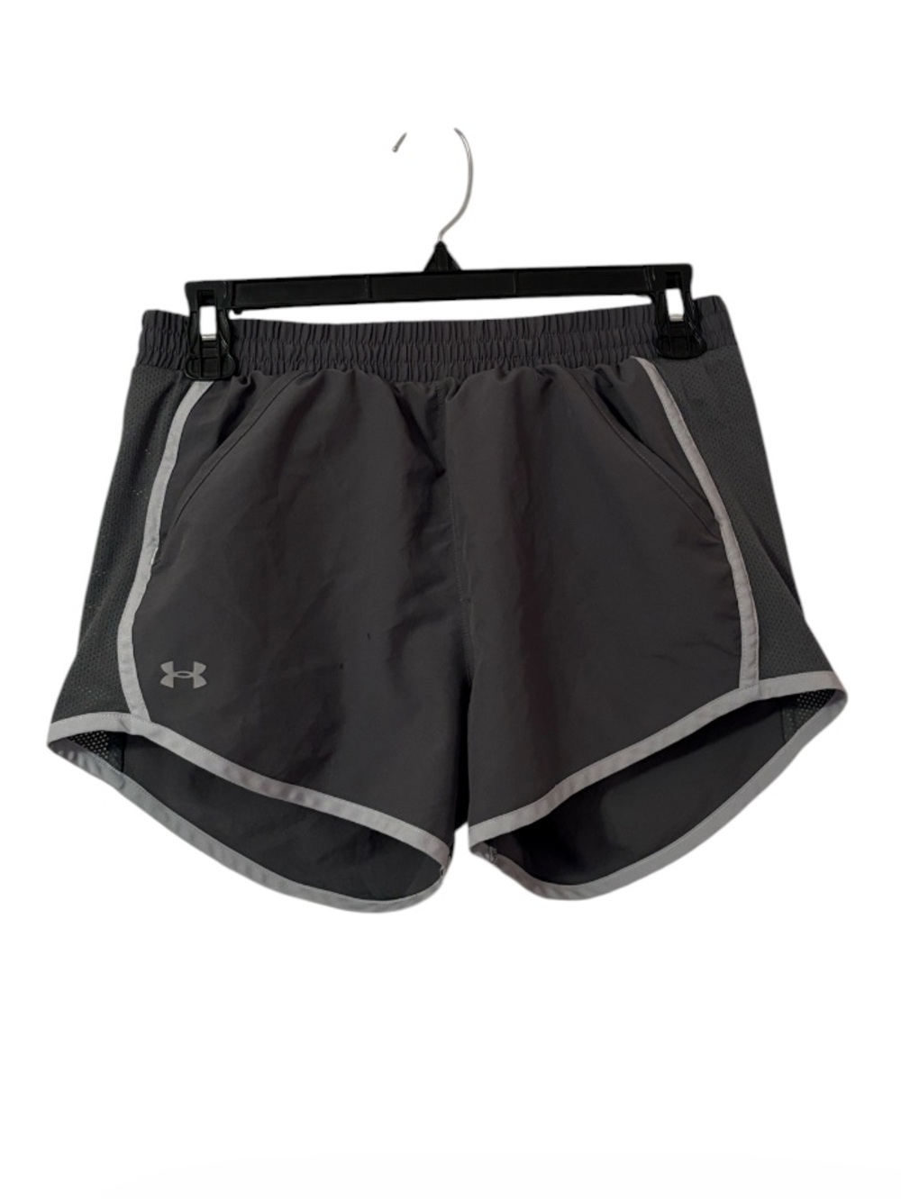 Under Armour Gray Fly By Athletic Shorts